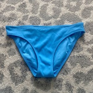 AERIE ribbed bikini bottoms, bikini fit coverage, can fit a size S